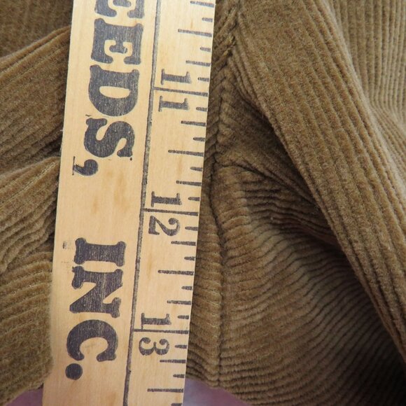 New Roundtree Yorke Pants Size 38 x 34 Brown Luxury Corduroy Stewart Classic Fit - Picture 10 of 11